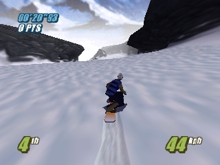 King Hill 64 - Extreme Snowboarding (Japan) In game screenshot